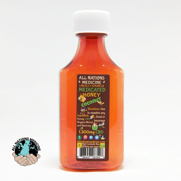 All Nations Coconut CBD Honey 1300mg