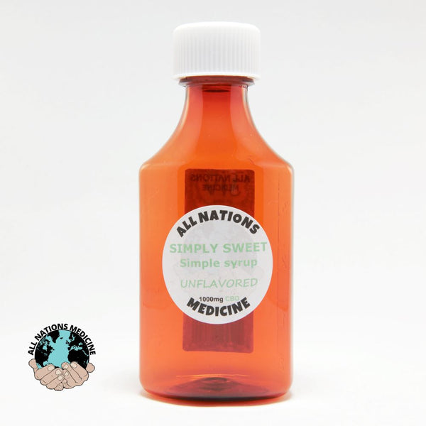 All Nations Unflavored CBD Syrup 1000mg