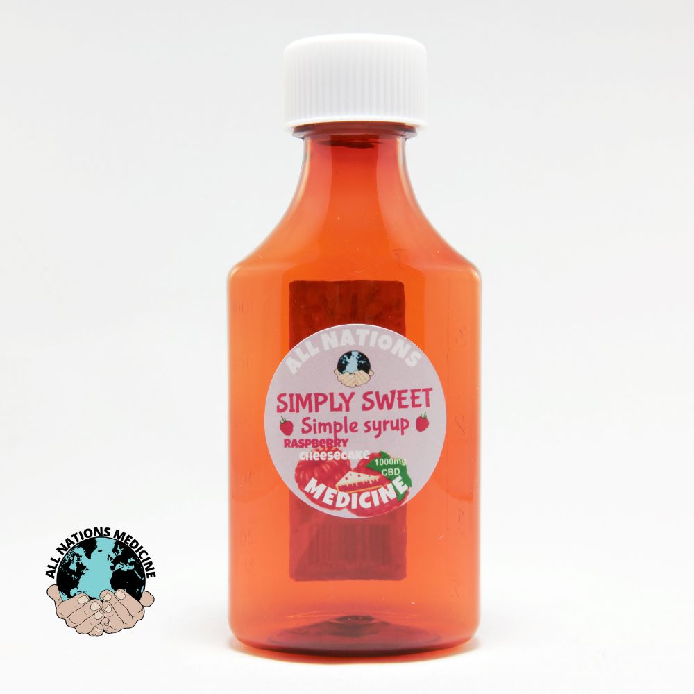 All Nations Raspberry Cheesecake CBD Syrup 1000mg